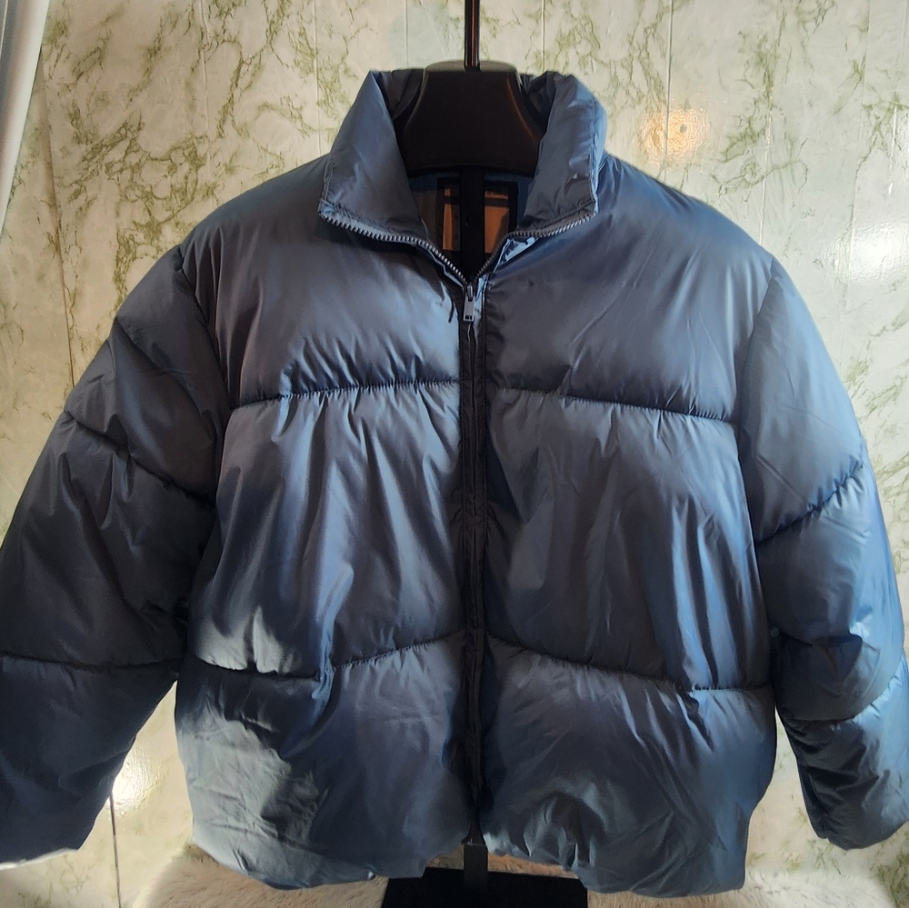 A New Day Blue Puffer Coat